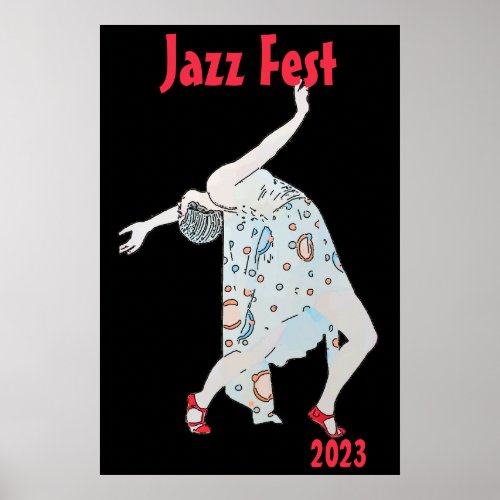 Dancing  to Jazz add text Poster