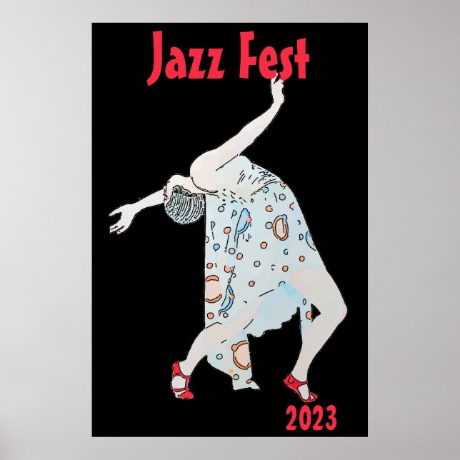 Dancing  to Jazz, add text Poster (Front)