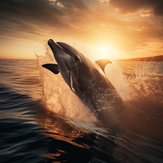 Dancing to the Morning Sun - Dolphin Jigsaw Puzzle (Creator Uploaded)