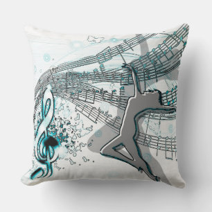 Dancing to the Music Throw Pillow