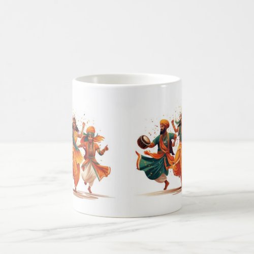 Dancing Troupe Delight Indian Ensemble Mug Coffee Mug