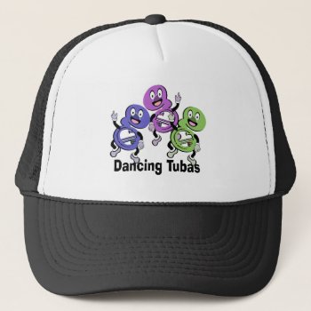 Dancing Tubas Trucker Hat by hamitup at Zazzle