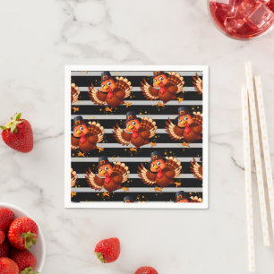 Dancing Turkey Napkins