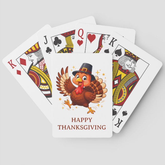 Dancing Turkey Poker Cards (Back)