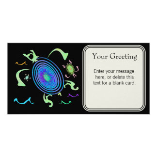 Dancing Turtle Custom Card
