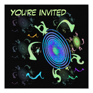 Dancing Turtle Invitations