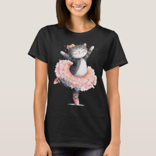 Dancing Tutu Cat Costume For Cats Lovers T-Shirt