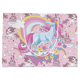Dancing Unicorns Large Gift Bag