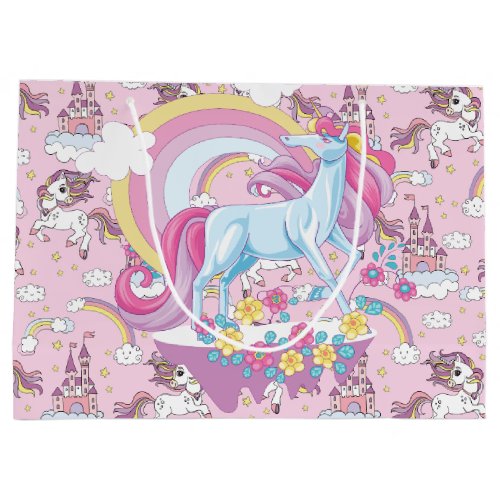 Dancing Unicorns Large Gift Bag