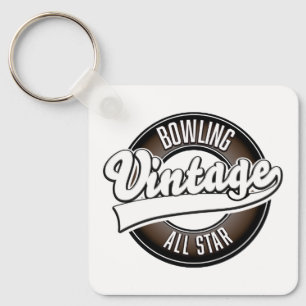 Dancing vintage all star logo keychain