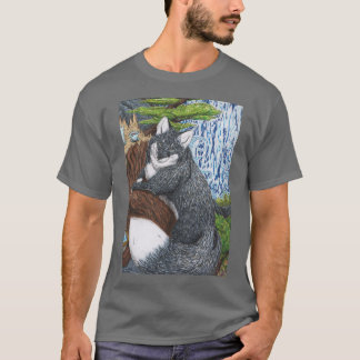 Dancing Water and Fox T-Shirt