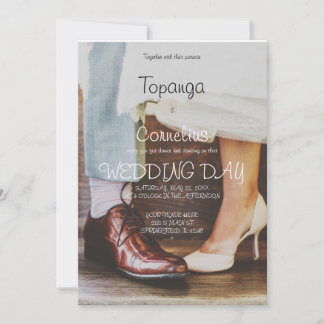 Dancing Wedding Invitation