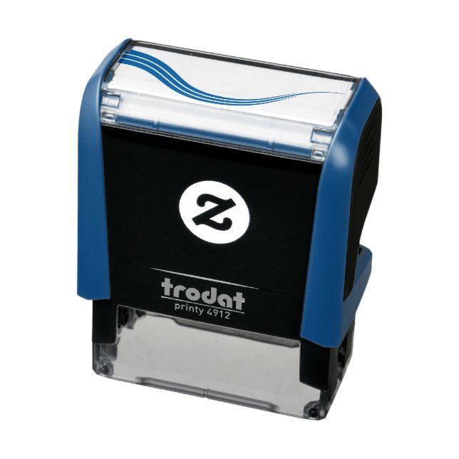 Dancing white black road self-inking stamp (Product)