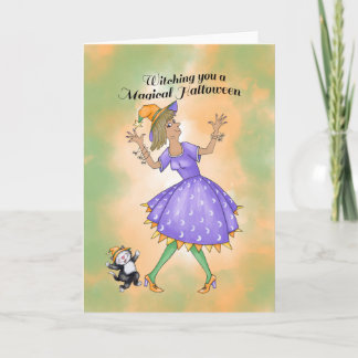 Dancing Witch Card