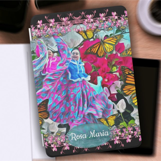 Dancing with Flowers & Butterflies PV01 iPad Mini Cover (Creator Uploaded)