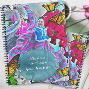 Dancing with Flowers & Butterflies PV01 Notebook