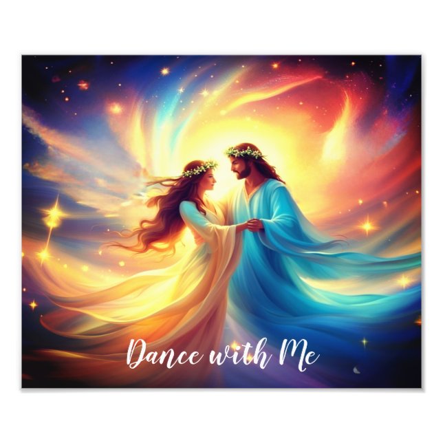 Dancing With Jesus Photo Enlargement Print (Front)