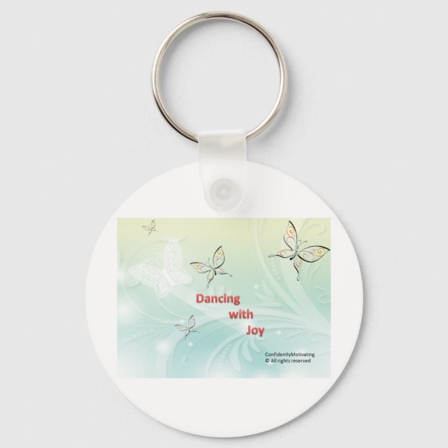Dancing with Joy Keychain (Front)
