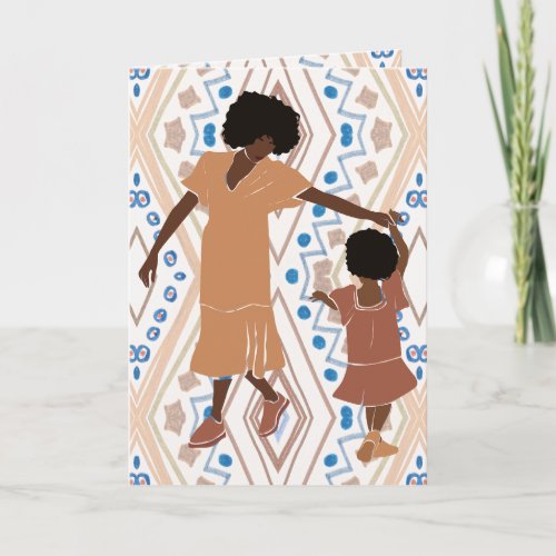 Dancing With Mom Mothers Day Greeting Card