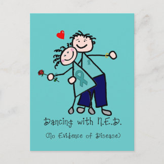 Dancing with N.E.D. Ovarian Cancer Postcard