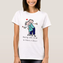 Dancing with N.E.D. Ovarian Cancer T-Shirt
