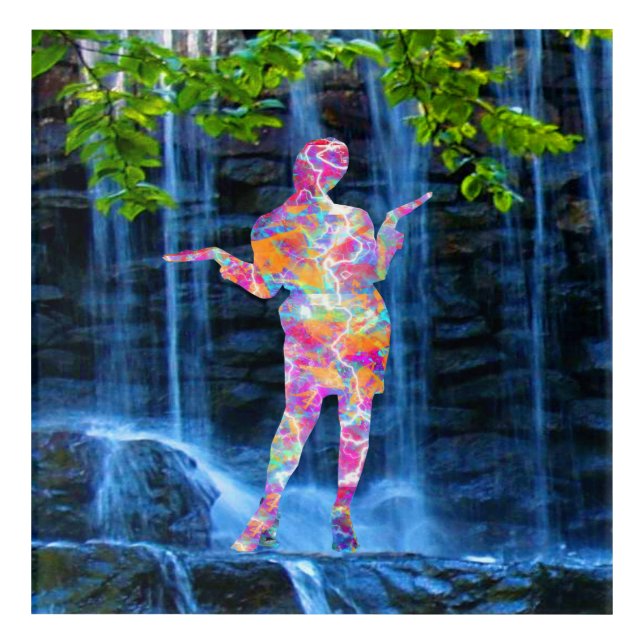 Dancing with Nature Acrylic Print (Front)