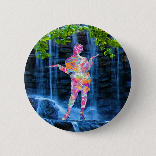 Dancing with Nature Button (Front)