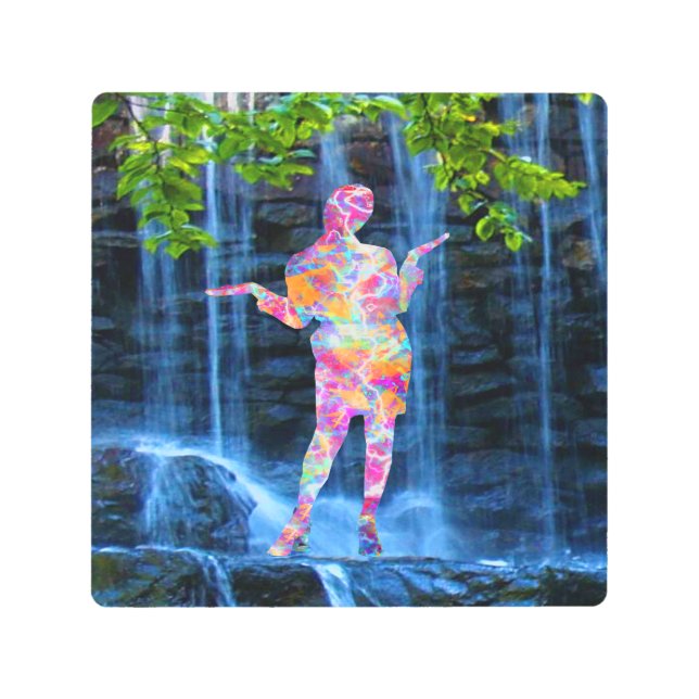 Dancing with Nature Metal Print (Front)