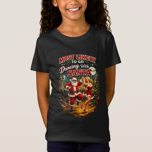 Dancing with Santa T-Shirt (Front)
