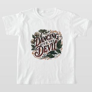 Dancing With The Devil Gothic Art T-Shirt