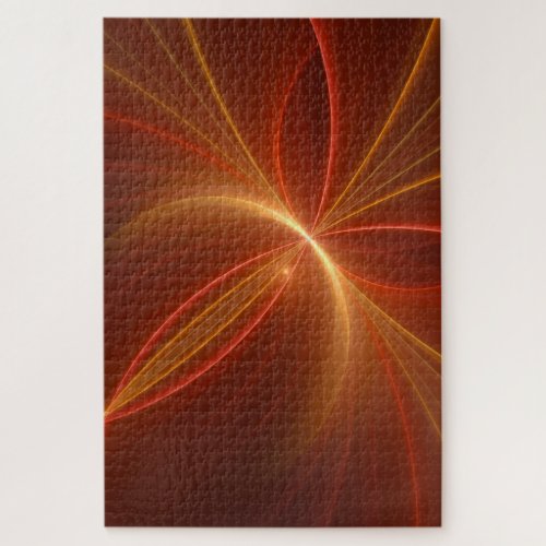 Dancing With The Light Modern Abstract Fractal Art Jigsaw Puzzle