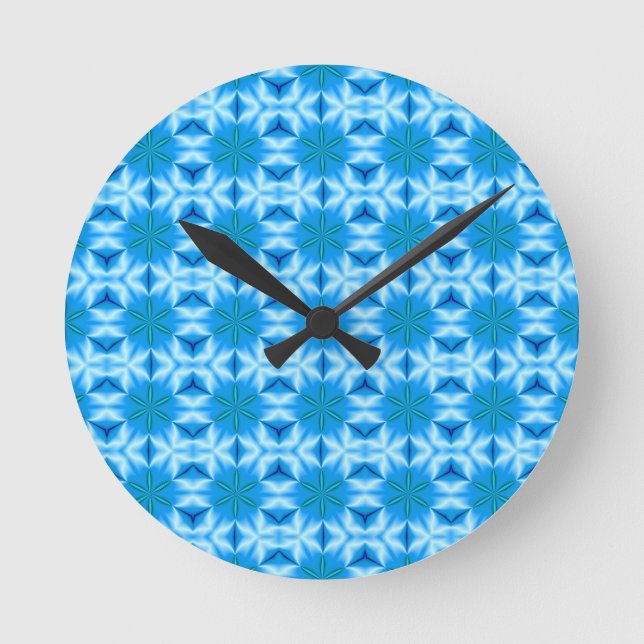 Dancing with the Snow Round Clock (Front)