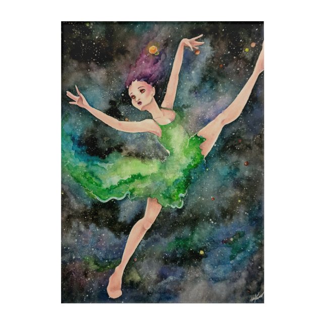 Dancing With the Universe Acrylic Print (Front)