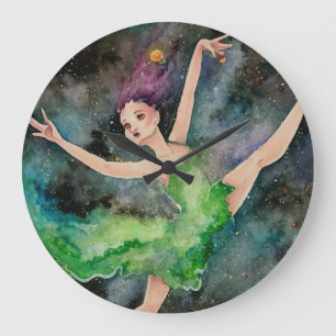 Dancing With the Universe Wall Clock