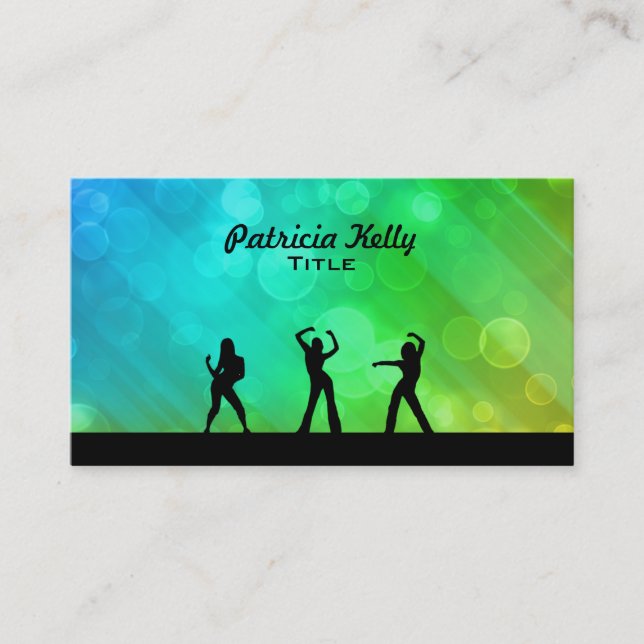 Dancing Women Business cards (Front)