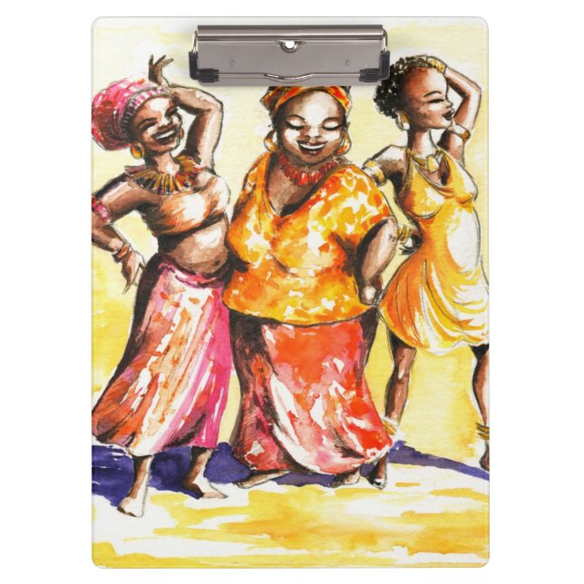 Dancing women clipboard (Front)