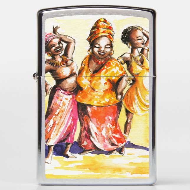 Dancing women zippo lighter (Front)