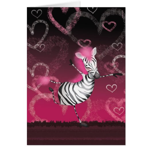 Dancing Zebra Cards (Front)