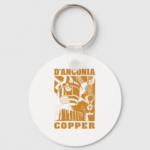 dAnconia Copper  Copper Logo Keychain