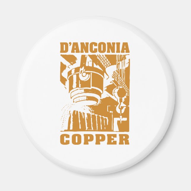 d'Anconia Copper / Copper Logo Magnet (Front)