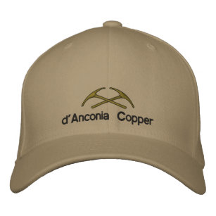 d'Anconia Copper Embroidered Baseball Hat