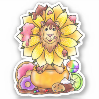Dande’lion Sugary Sweet Lion Flower | Sticker