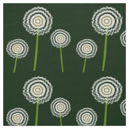 Dandelion Abstract Creative Patterned Fabric