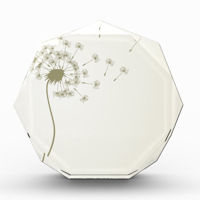 Dandelion Acrylic Award (Front)