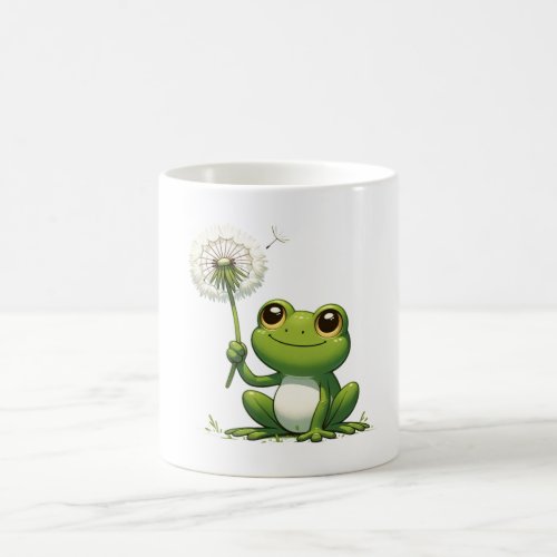 Dandelion And Frog Coffee Mug