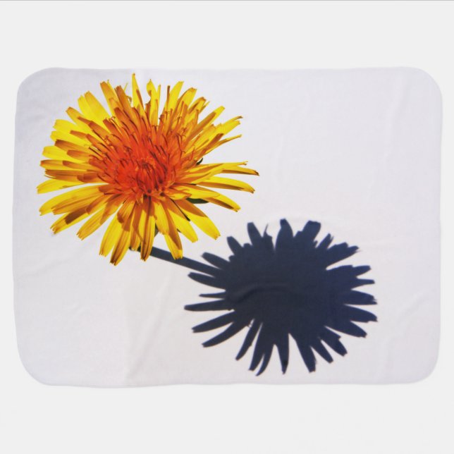Dandelion and Shadow bbcnm Baby Blanket (Horizontal)