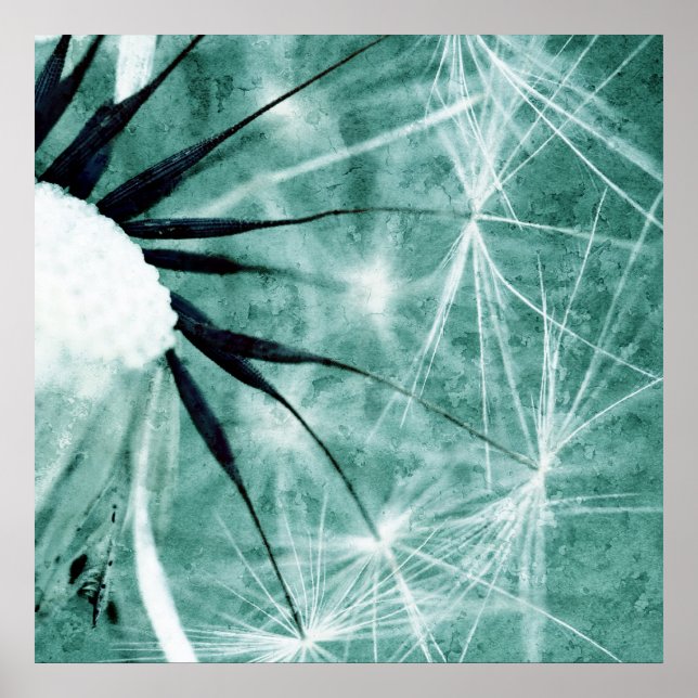 Dandelion Art  - Pusteblume Kunst 2012 008 Poster (Front)