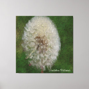 Dandelion Ballerina Canvas Print