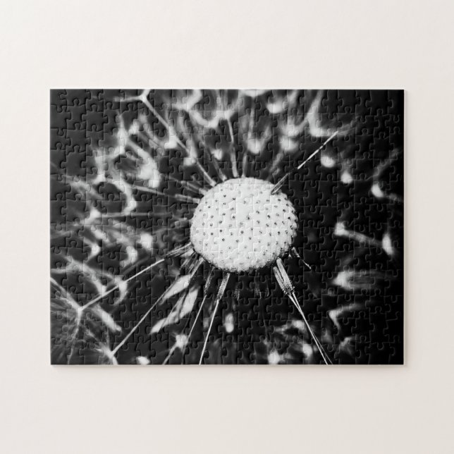 dandelion blacq jigsaw puzzle (Horizontal)