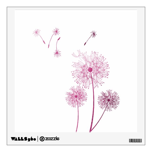 Dandelion - Blowball Wall Decal (Front)